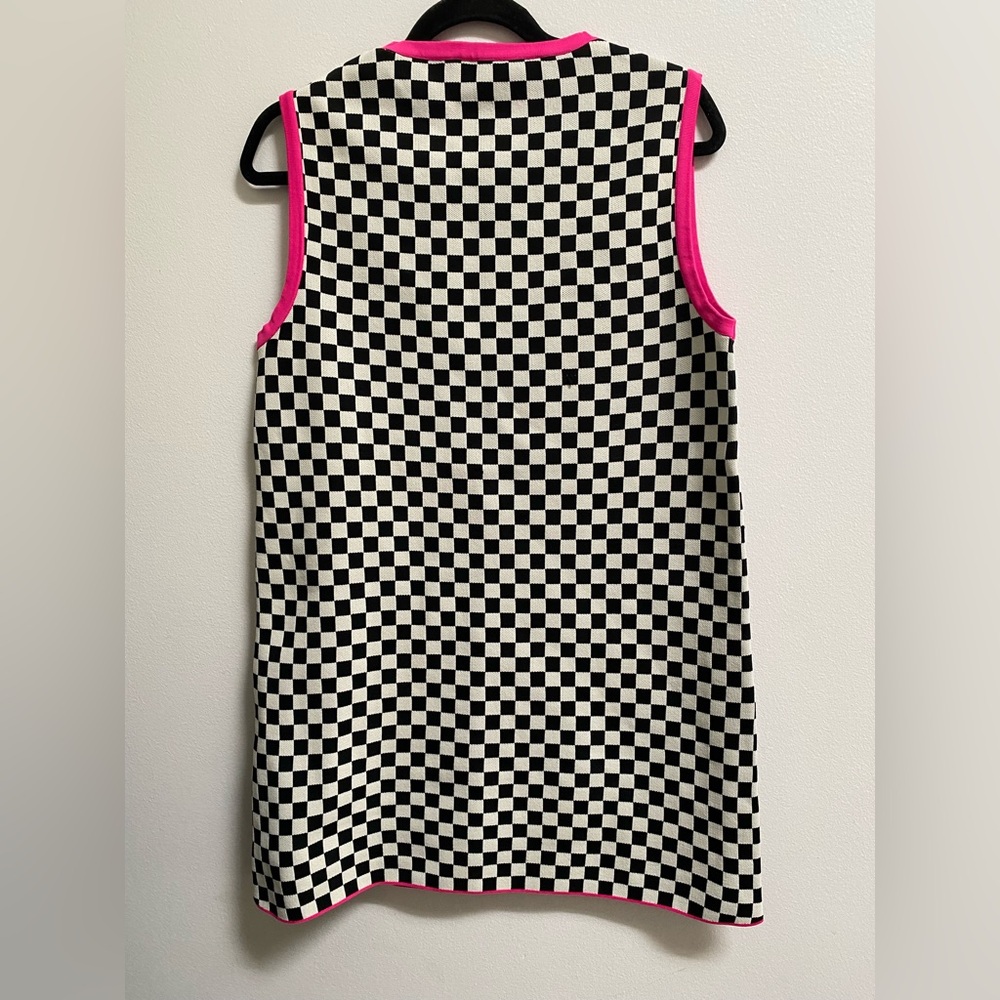 Zara Checkered Mini Dress M - Picture 6 of 6